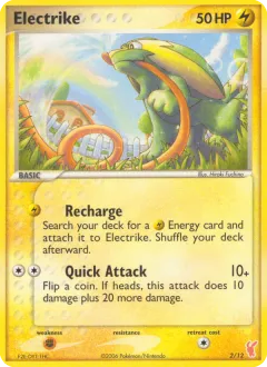 Electrike Common card from EX Trainer Kit 2 Plusle
