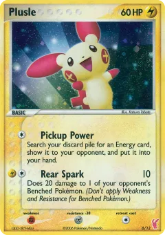 Plusle Rare card from EX Trainer Kit 2 Plusle