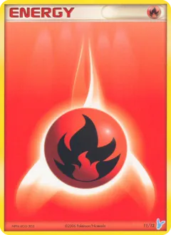 Fire Energy Common card from EX Trainer Kit 2 Minun
