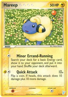 Mareep Common card from EX Trainer Kit 2 Minun