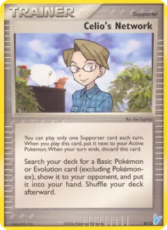 Celio's Network Common card from EX Trainer Kit 2 Minun