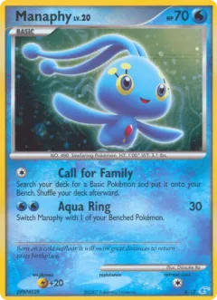 Manaphy Common card from DP Trainer Kit Manaphy