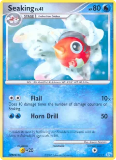 Seaking Common card from DP Trainer Kit Manaphy