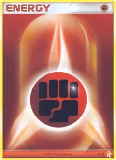 Fighting Energy Common card from DP Trainer Kit Lucario