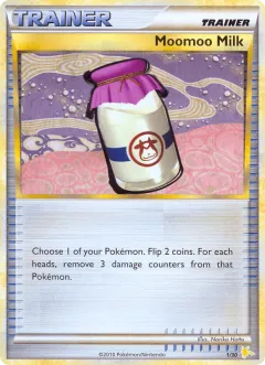 Moomoo Milk Common card from HGSS Trainer Kit Raichu