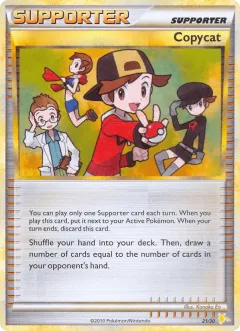 Copycat Common card from HGSS Trainer Kit Raichu