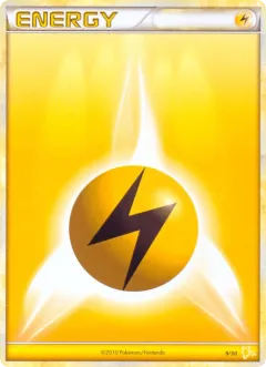 Lightning Energy Common card from HGSS Trainer Kit Raichu