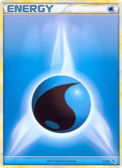 Water Energy Common card from HGSS Trainer Kit Gyarados