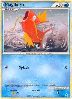 Magikarp Common card from HGSS Trainer Kit Gyarados