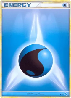 Water Energy Common card from HGSS Trainer Kit Gyarados