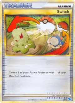 Switch Common card from HGSS Trainer Kit Gyarados