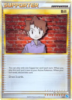 Bill Common card from HGSS Trainer Kit Gyarados