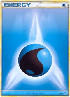 Water Energy Common card from HGSS Trainer Kit Gyarados