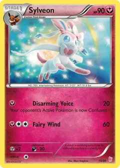 Sylveon Common card from XY Trainer Kit Sylveon