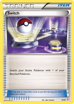 Switch Common card from XY Trainer Kit Sylveon