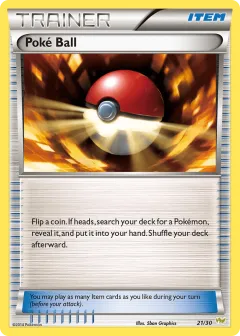 Poké Ball Common card from XY Trainer Kit Noivern