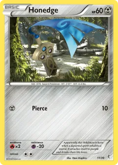 Honedge Common card from XY Trainer Kit Bisharp