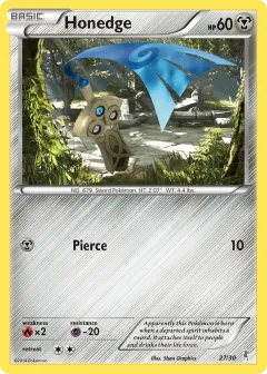 Honedge Common card from XY Trainer Kit Bisharp