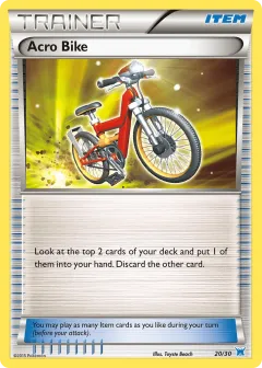 Acro Bike Common card from XY Trainer Kit Latios