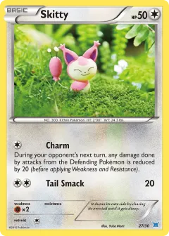 Skitty Common card from XY Trainer Kit Latios
