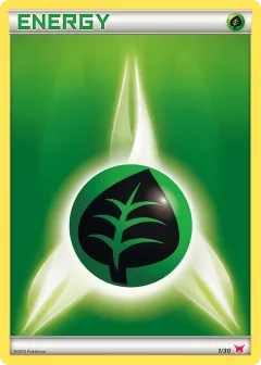 Grass Energy Common card from XY Trainer Kit Latias