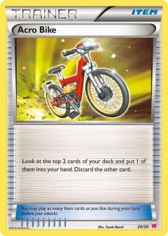 Acro Bike Common card from XY Trainer Kit Latias