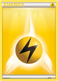 Lightning Energy Common card from XY Trainer Kit Pikachu Libre