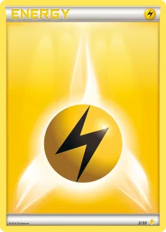 Lightning Energy Common card from XY Trainer Kit Pikachu Libre