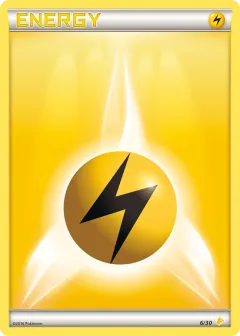 Lightning Energy Common card from XY Trainer Kit Pikachu Libre