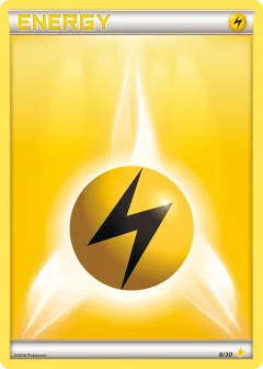 Lightning Energy Common card from XY Trainer Kit Pikachu Libre