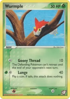 Wurmple Promo and other card from Poké Card Creator Pack