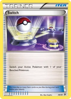 Switch Promo and other card from Kalos Starter Set