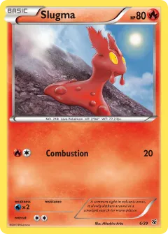 Slugma Promo and other card from Kalos Starter Set