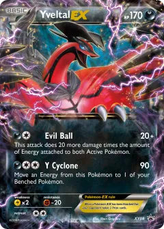 Yveltal-EX Promo card from XY Black Star Promos
