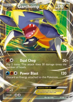 Garchomp-EX Promo card from XY Black Star Promos
