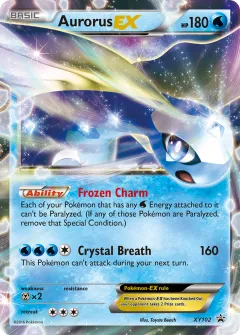 Aurorus-EX Promo card from XY Black Star Promos