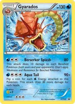 Gyarados Promo card from XY Black Star Promos