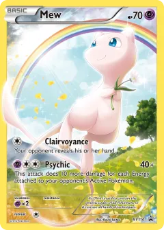 Mew Promo card from XY Black Star Promos