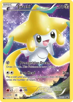 Jirachi Promo card from XY Black Star Promos