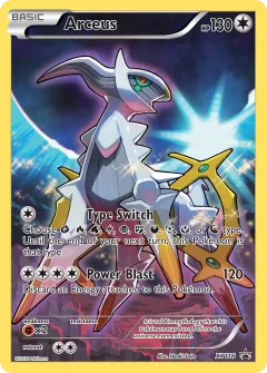 Arceus Promo card from XY Black Star Promos