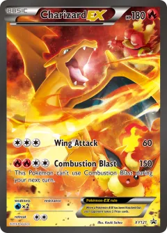 Charizard-EX Promo card from XY Black Star Promos