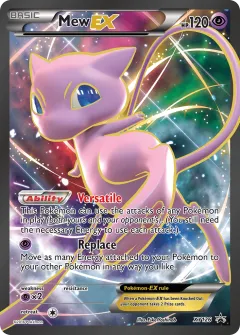 Mew-EX Promo card from XY Black Star Promos