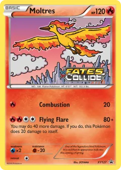 Moltres Promo card from XY Black Star Promos