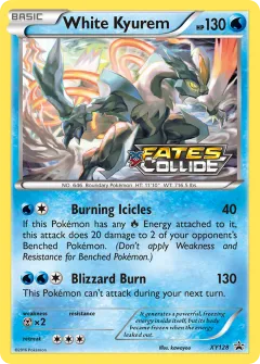 White Kyurem Promo card from XY Black Star Promos
