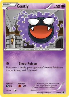 Gastly Promo card from XY Black Star Promos