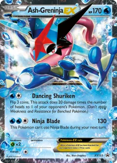 Ash-Greninja-EX Promo card from XY Black Star Promos