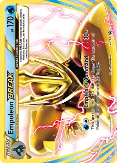 Empoleon BREAK Promo card from XY Black Star Promos