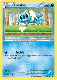 Froakie Promo card from XY Black Star Promos