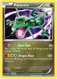 Rayquaza Promo card from XY Black Star Promos
