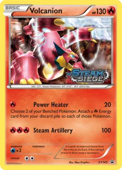 Volcanion Promo card from XY Black Star Promos